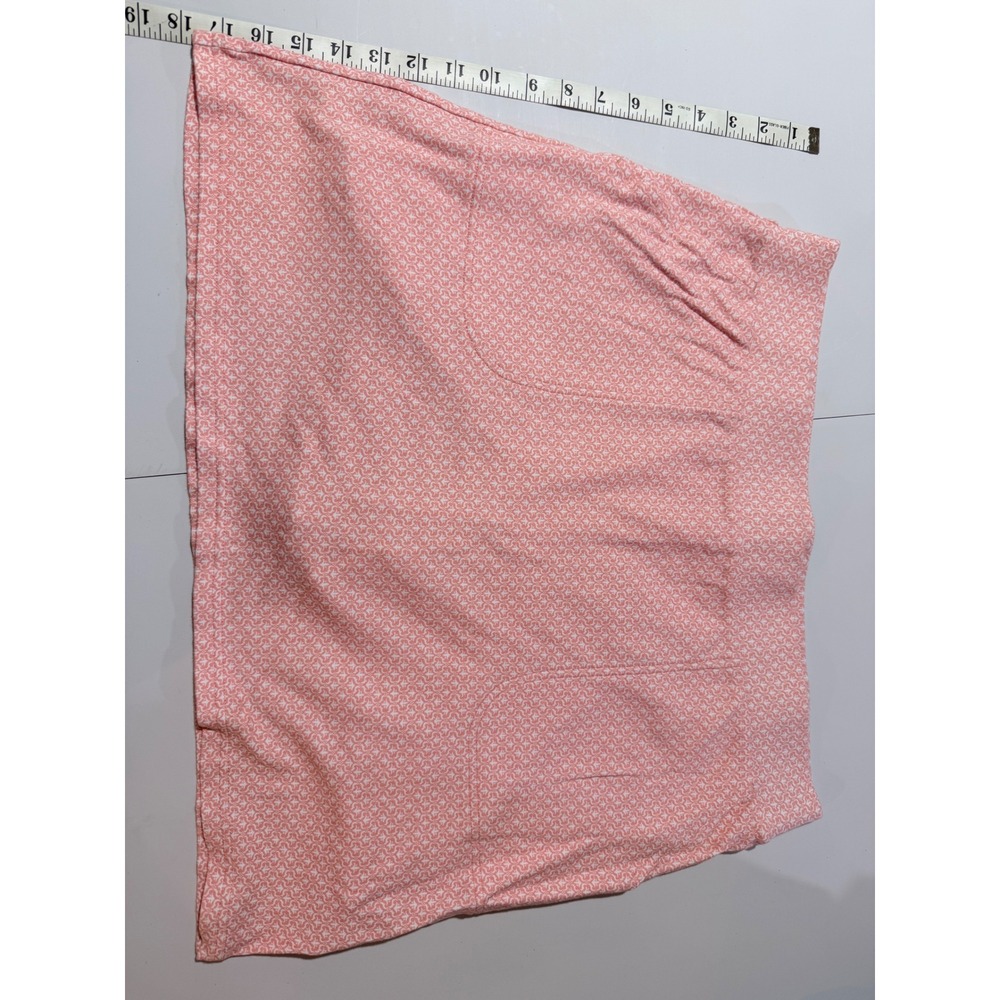 Athletic Skort Coral Pink White Geometric Pattern Golf Tennis Skirt Pockets